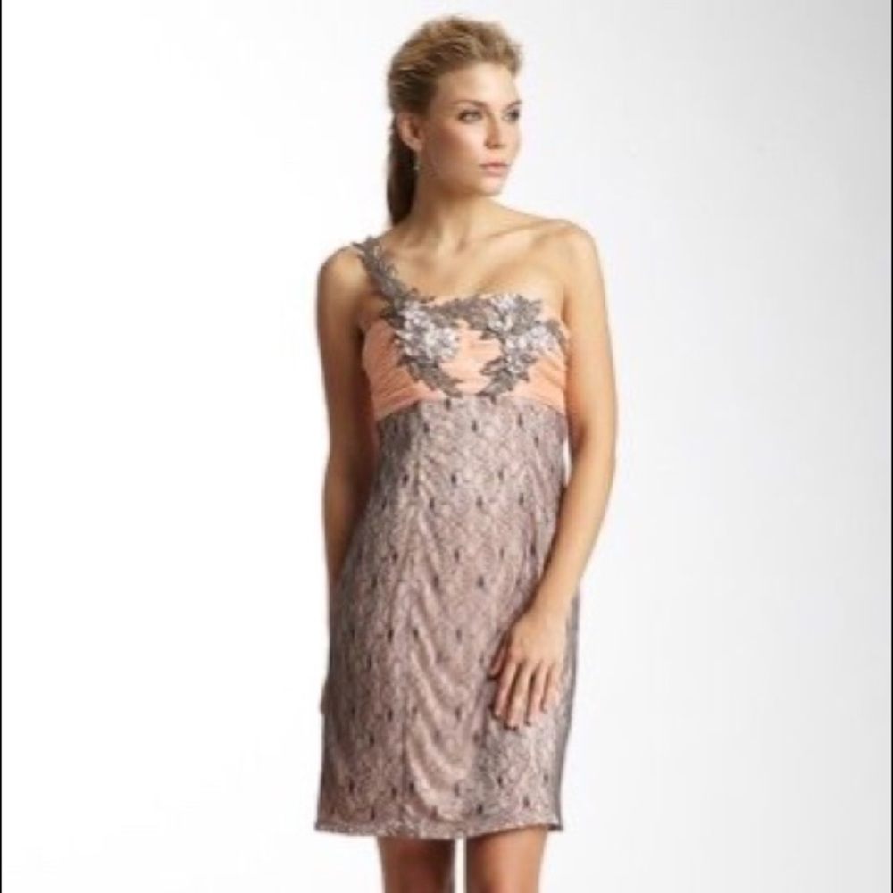 One shoulder Sue Wong Studio dress